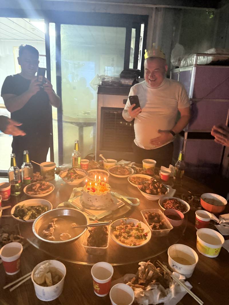 Birthday celebration dinner at Suzhou Taimao
