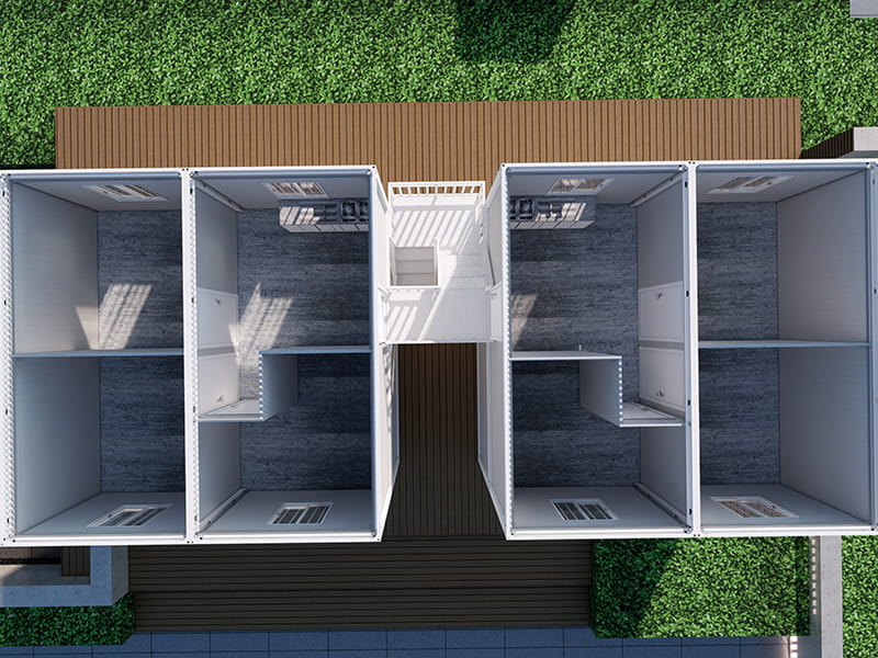8-Container Farm Stay with 12 Rooms