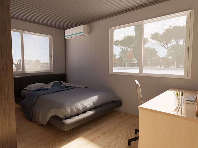 54 m² Container Home with Kitchen and Bathroom