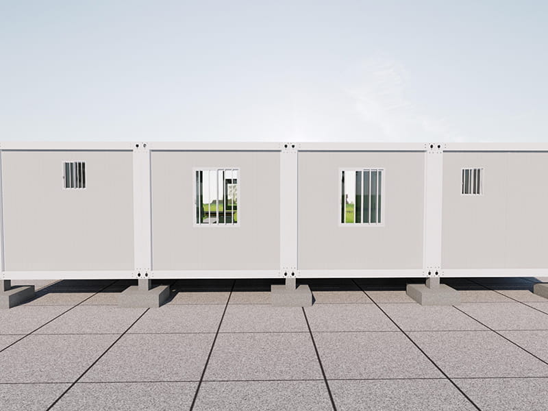 2-Bedroom, 2-Bathroom Container Home with Privacy Glass