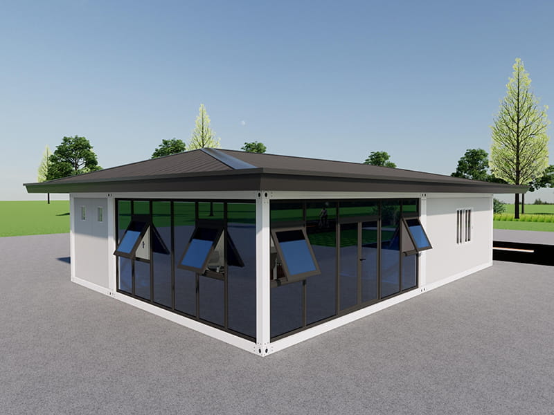 108 m² Six-Container Reception Lounge