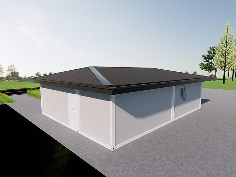 108 m² Six-Container Reception Lounge