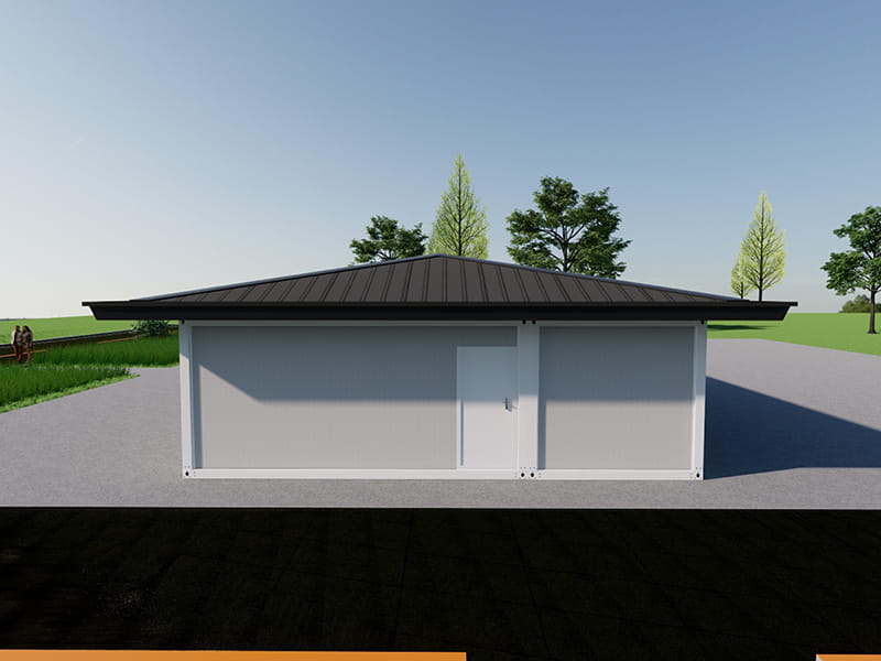 108 m² Six-Container Reception Lounge