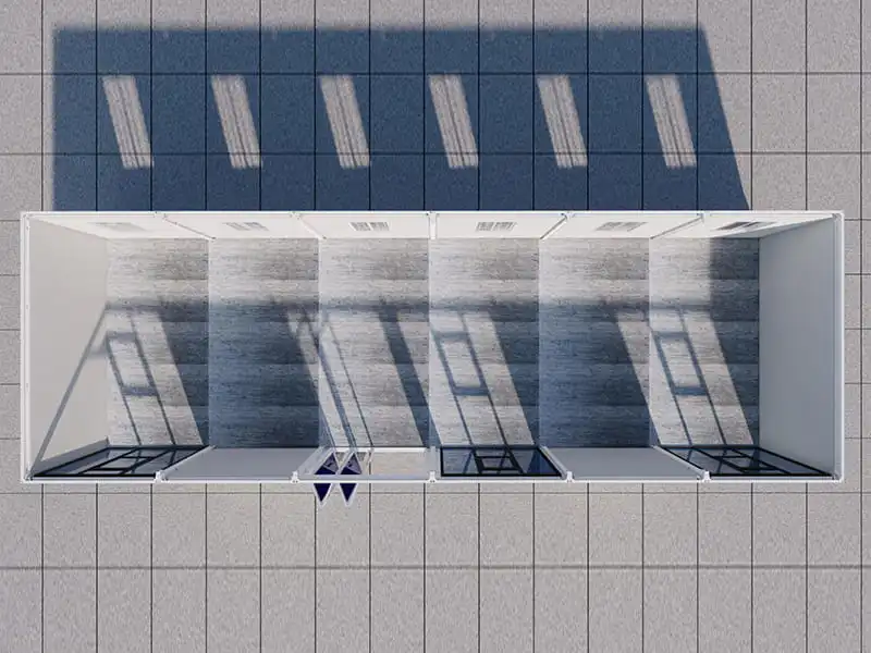 90 m² Five-Container Commercial Building
