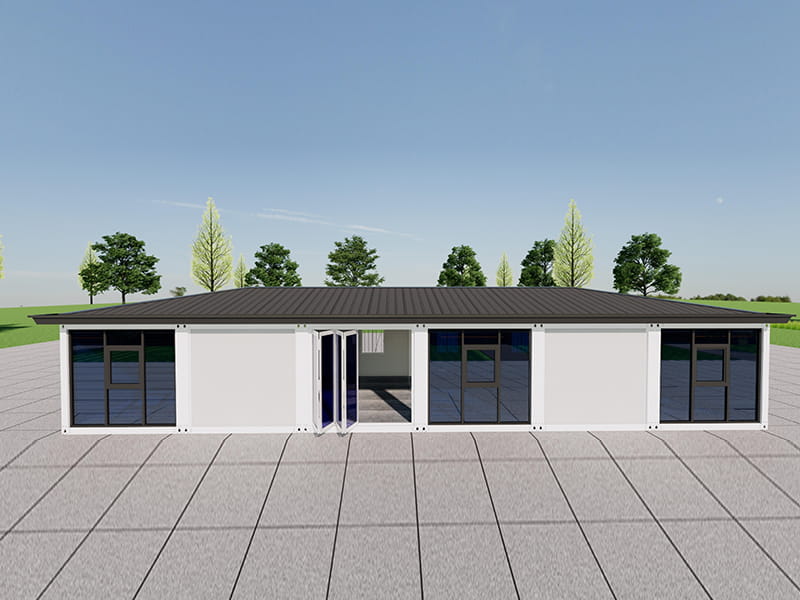 90 m² Five-Container Commercial Building