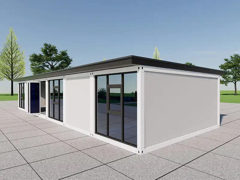 90 m² Five-Container Commercial Building