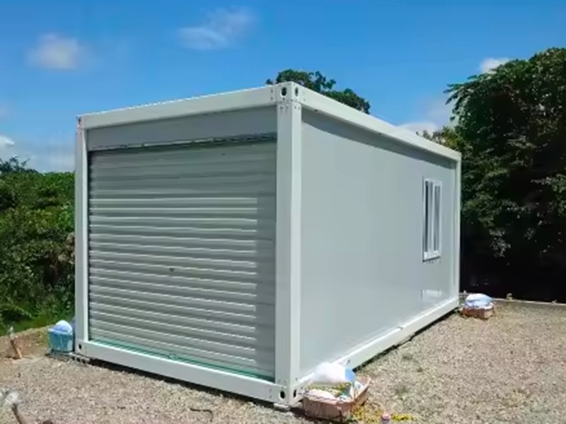 Container Garage with Roller Door
