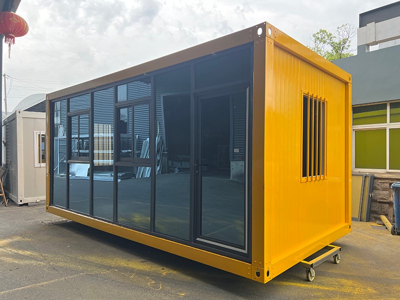 Yellow Glass Container House